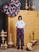 Load image into Gallery viewer, Say Cotton Pants - Red Navy Birdy
