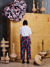 Load image into Gallery viewer, Say Cotton Pants - Red Navy Birdy
