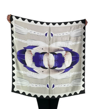 Load image into Gallery viewer, BOXING SILK SCARF - MATCH BEIGE GLOVES
